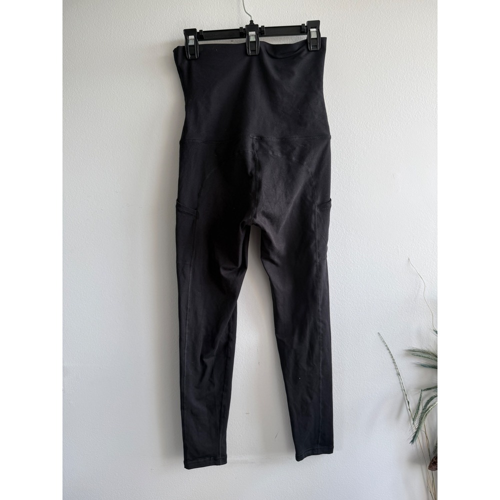 OFFLINE by Aerie The Hugger Foldover Leggings Black High Rise Side Pockets M